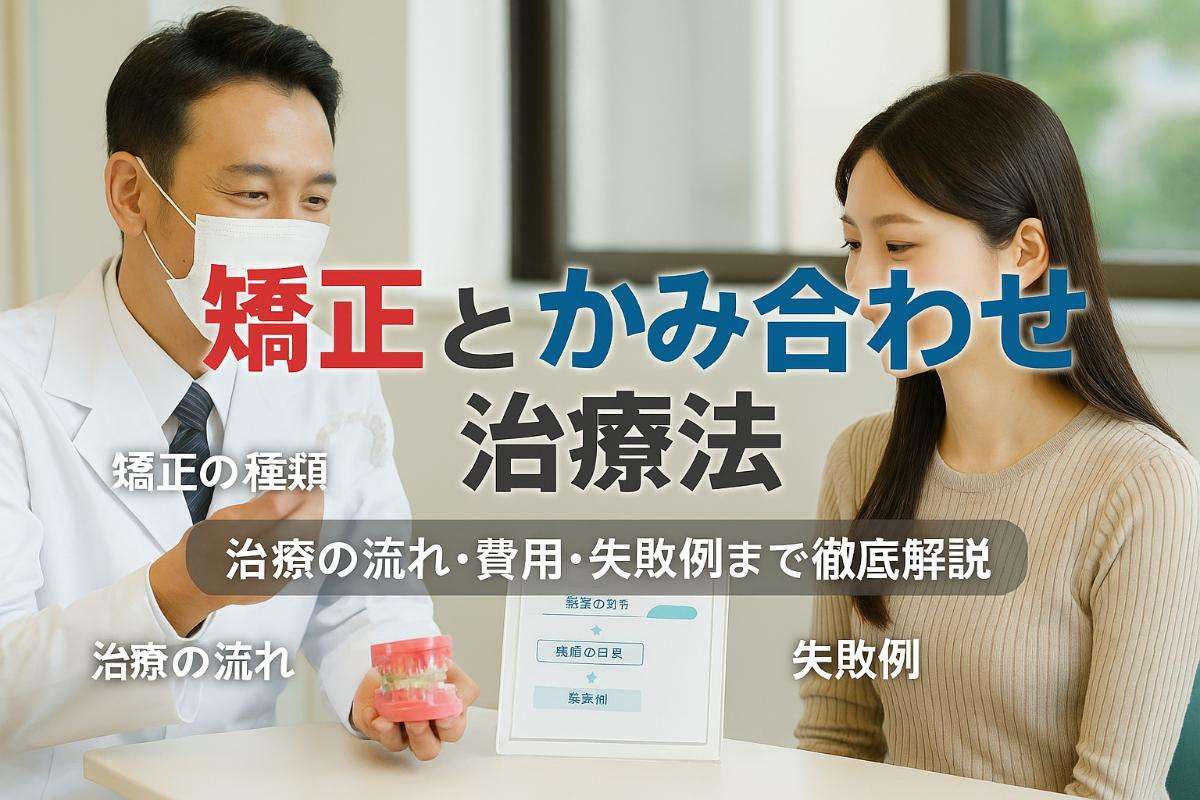 矯正とかみ合わせの全知識と治療法を徹底解説｜費用・流れ・失敗例も網羅